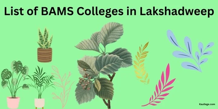 List of BAMS Colleges in Lakshadweep 2024-25: Govt & Private Seats, Fees, Establishment etc