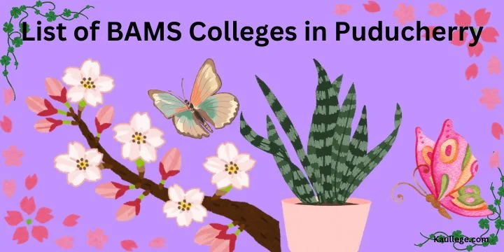 List of BAMS Colleges in Puducherry